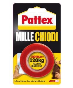 PATTEX MILLECHIODI TAPE ROTOLO 19MM X 1,5M